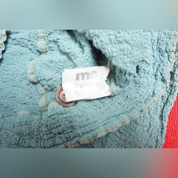 Me Issey Miyake Cauliflower Baby Blue Button Up Jacket Size S - Picture 9 of 9